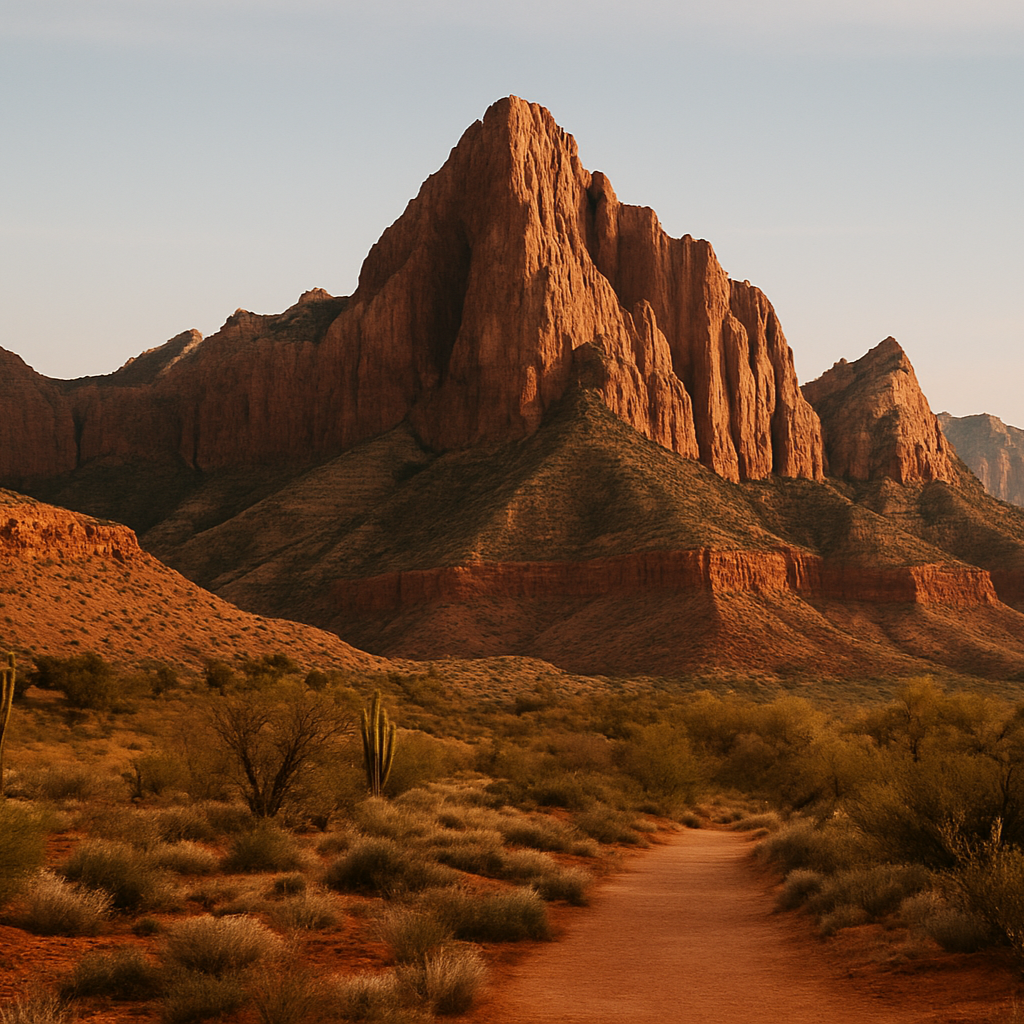 Desert nature scene - symbolizing perseverance, clarity, and self-discovery in life’s challenges